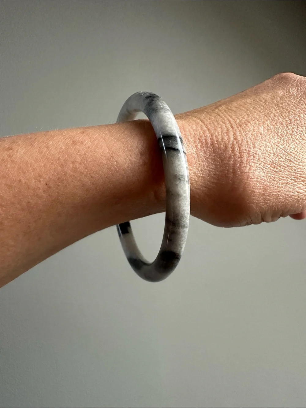 Vintage Grey Marble Bracelet